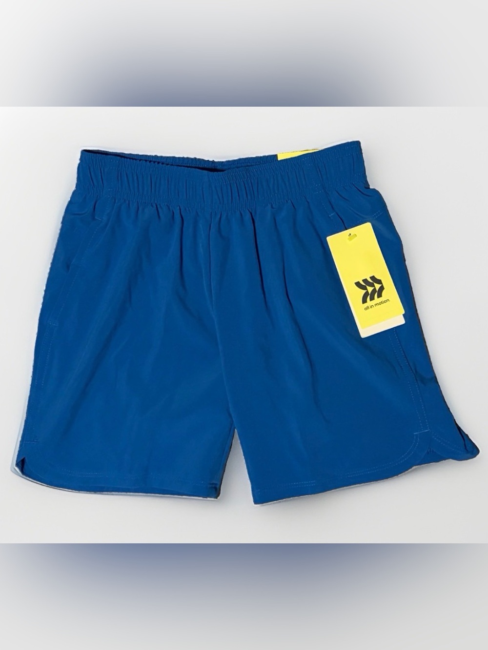 Boys Blue Athletic Running Shorts